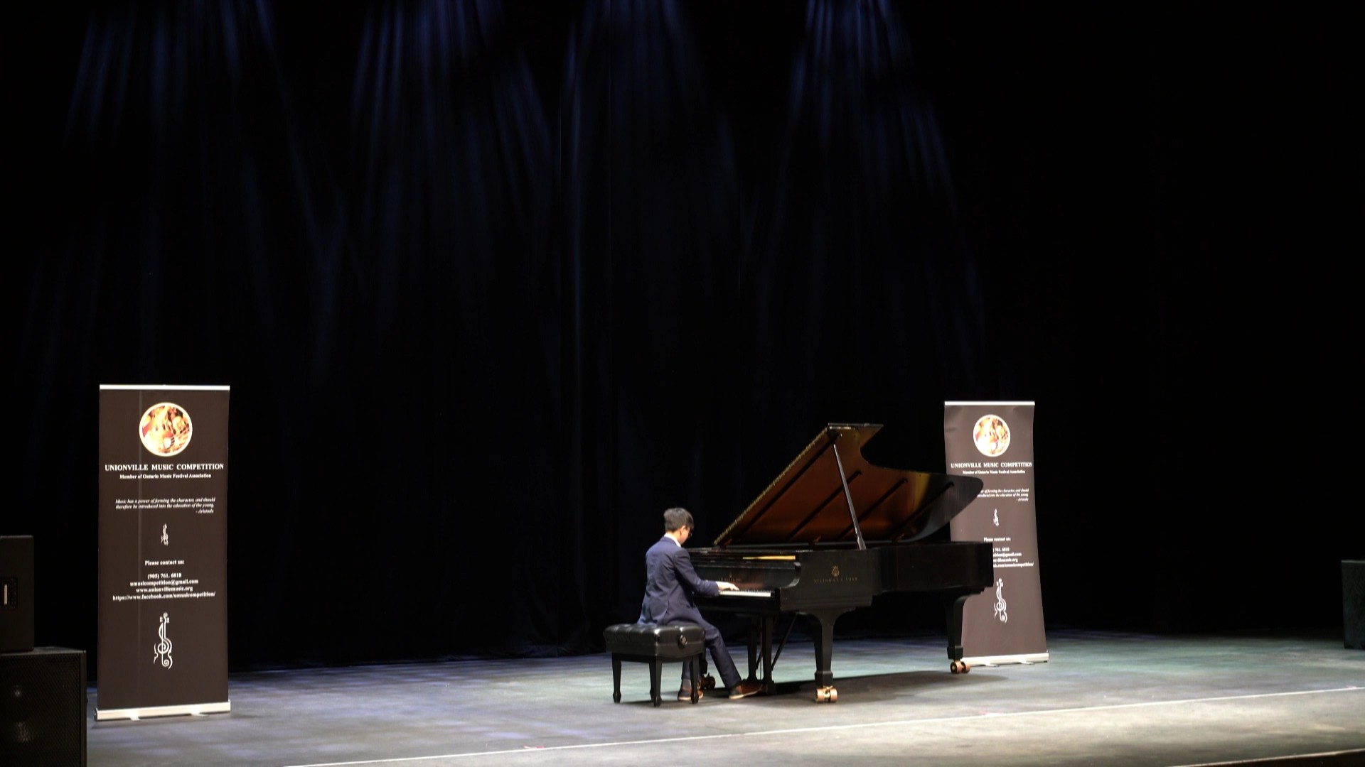 Titus Lam Piano Performance on Stage