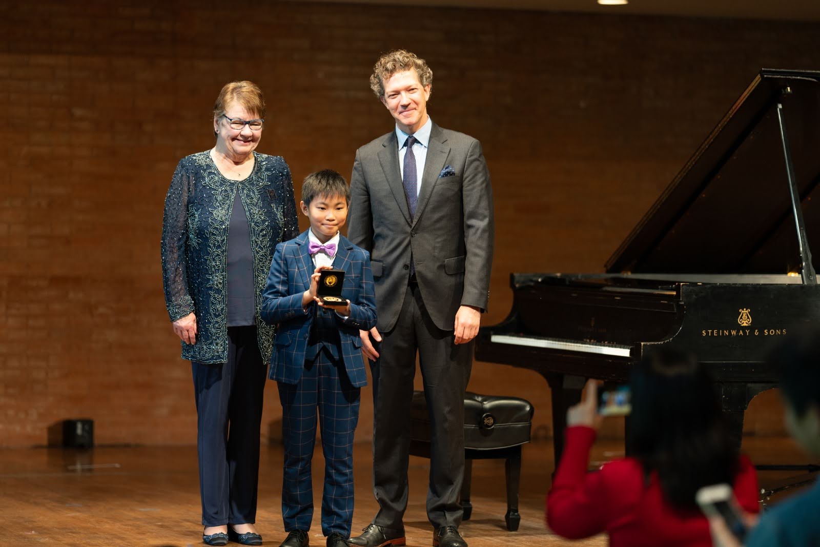 Titus Lam Receiving RCM National Gold Medal Award